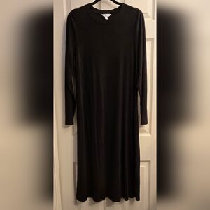 Time and True black/soot black,  Midi Dress, Size xl